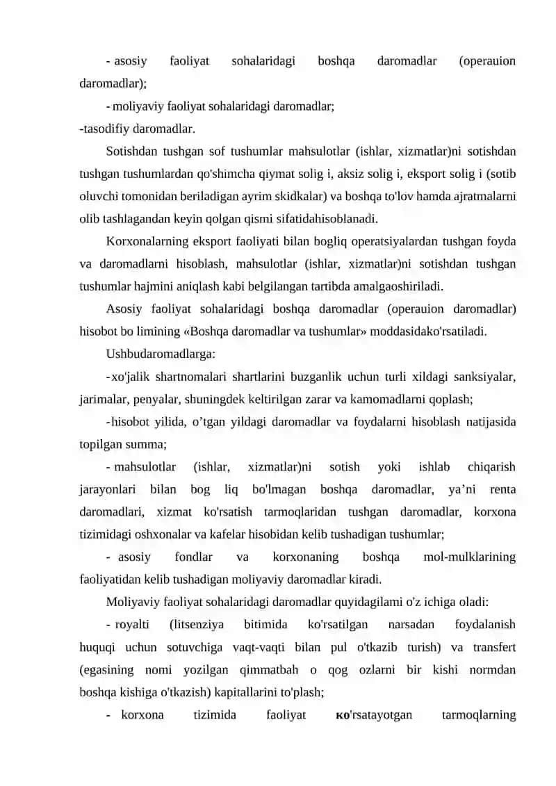 Kichik biznes va tadbirkorlik subyektlarining moliyaviy faoliyati tahlili 4