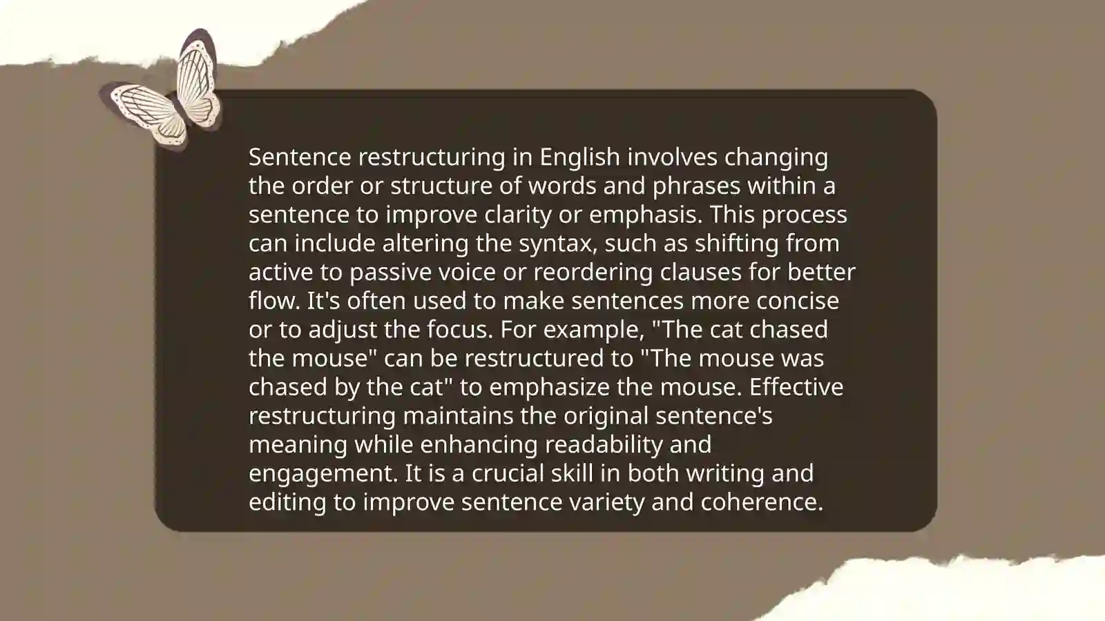 Paraphrasing techniques 4