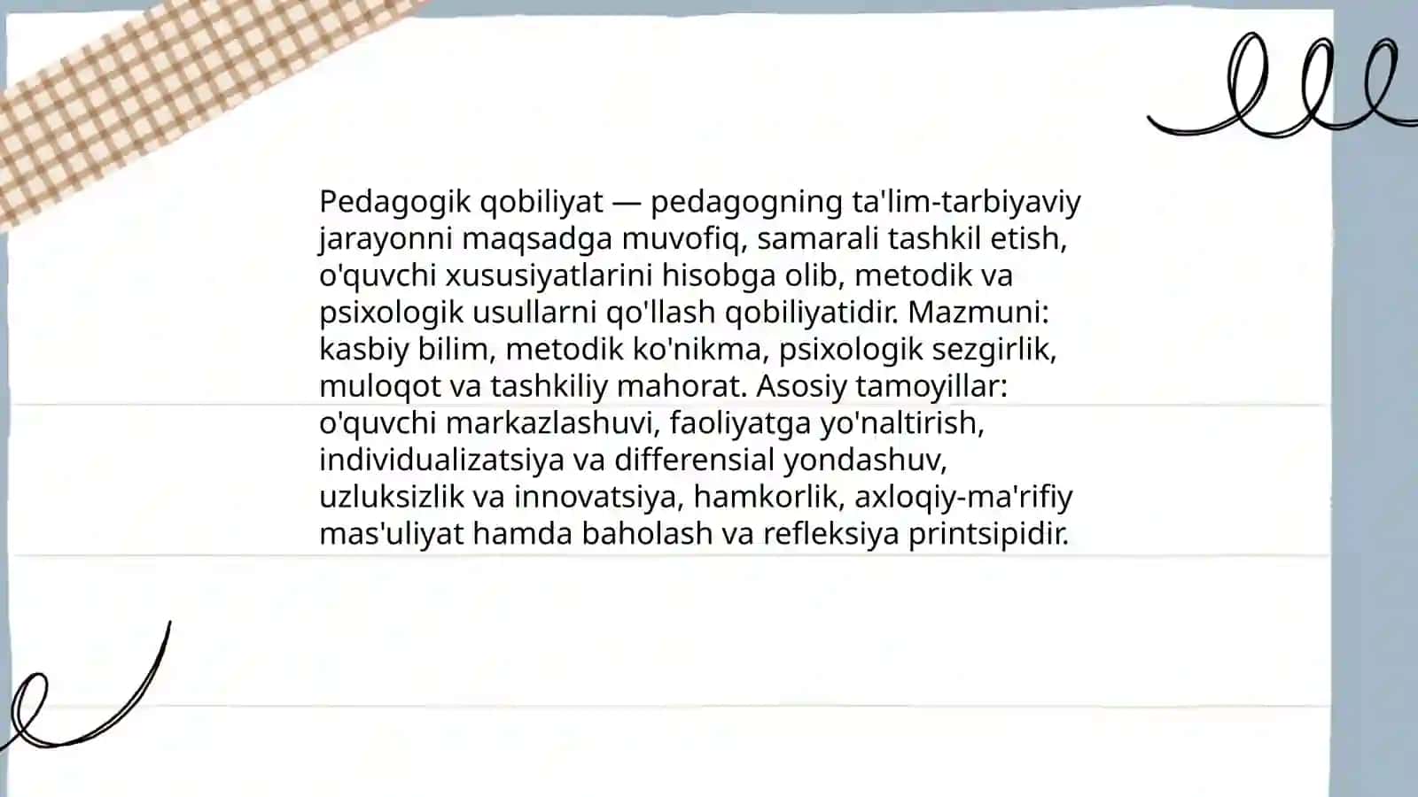 Umumiy pedagogika fanidan taqdimoti 4