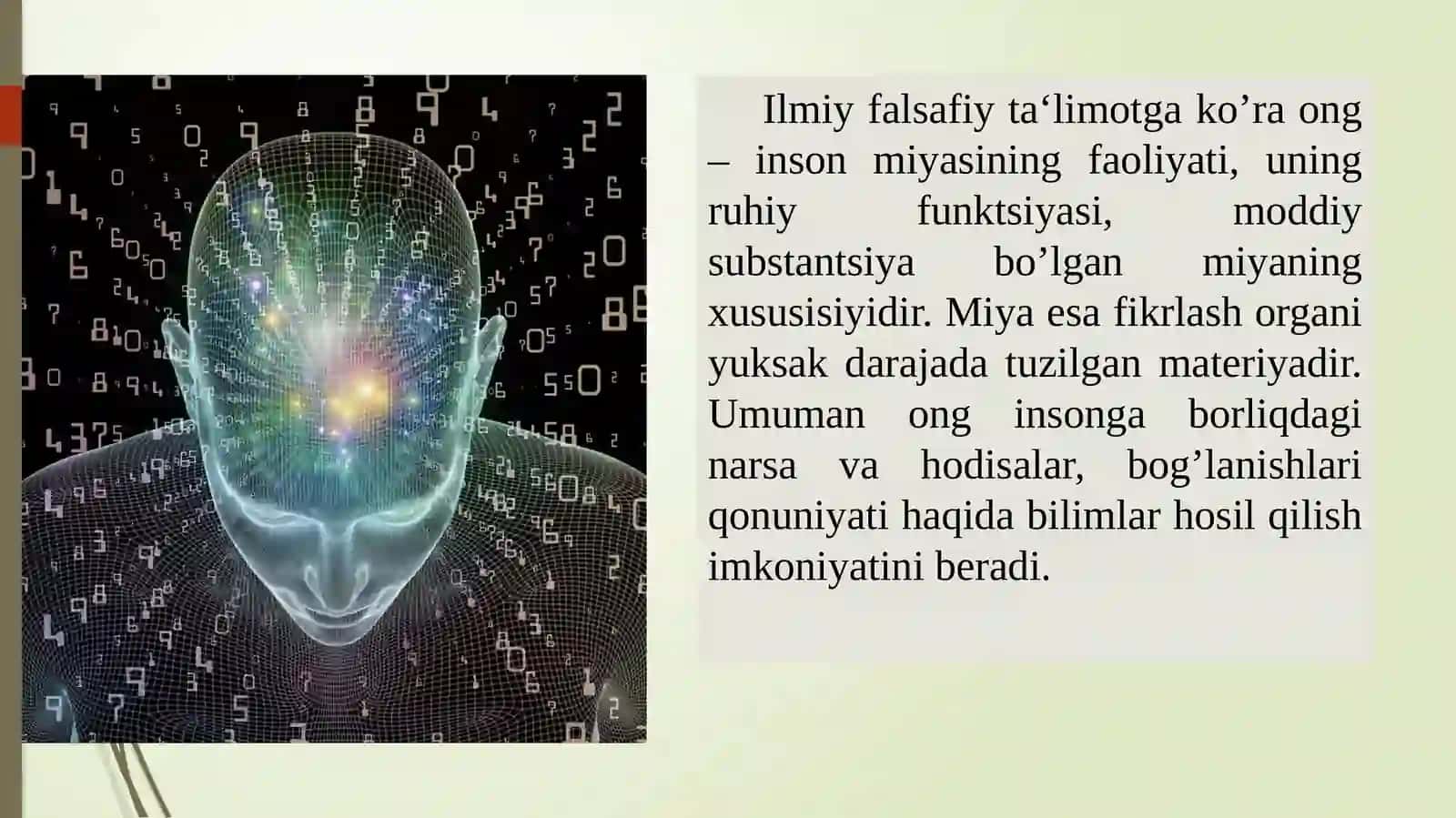 Ongnifalsafiy ang'lash usullari 4