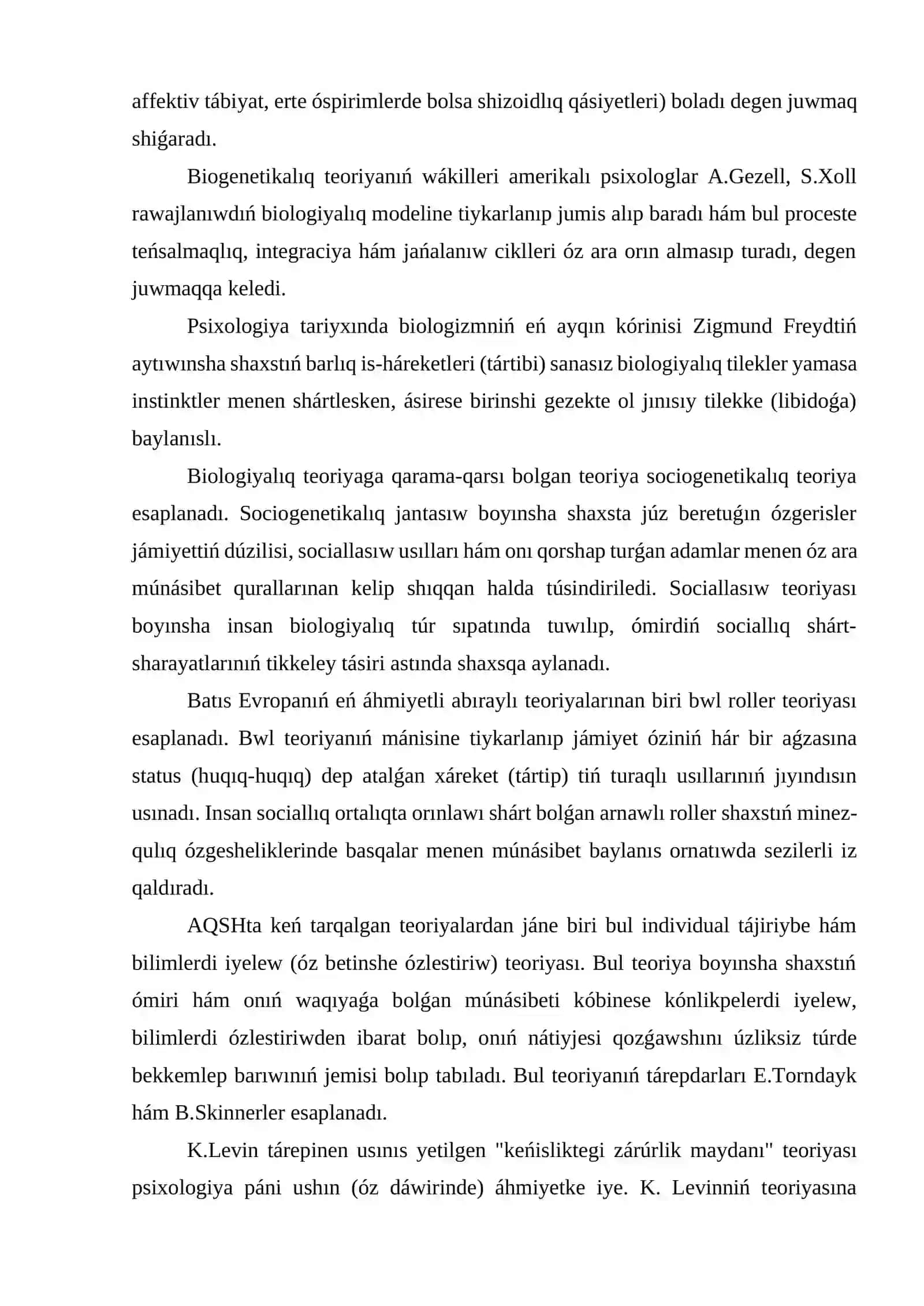 Sociallıq identifikaciya ham shaxs qáliplesiwi 4