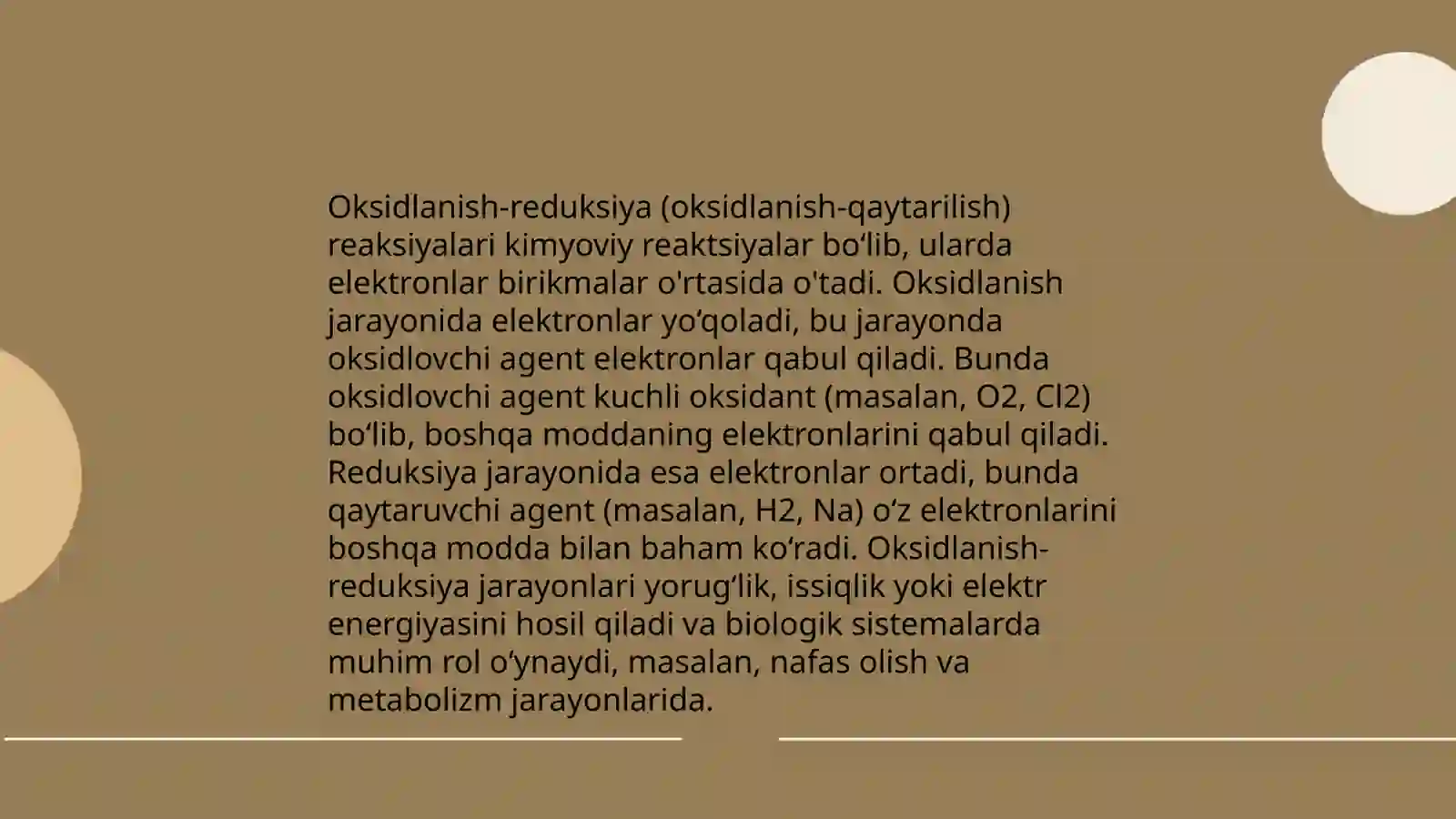 Elementlarning oksidlanish darajasi 4