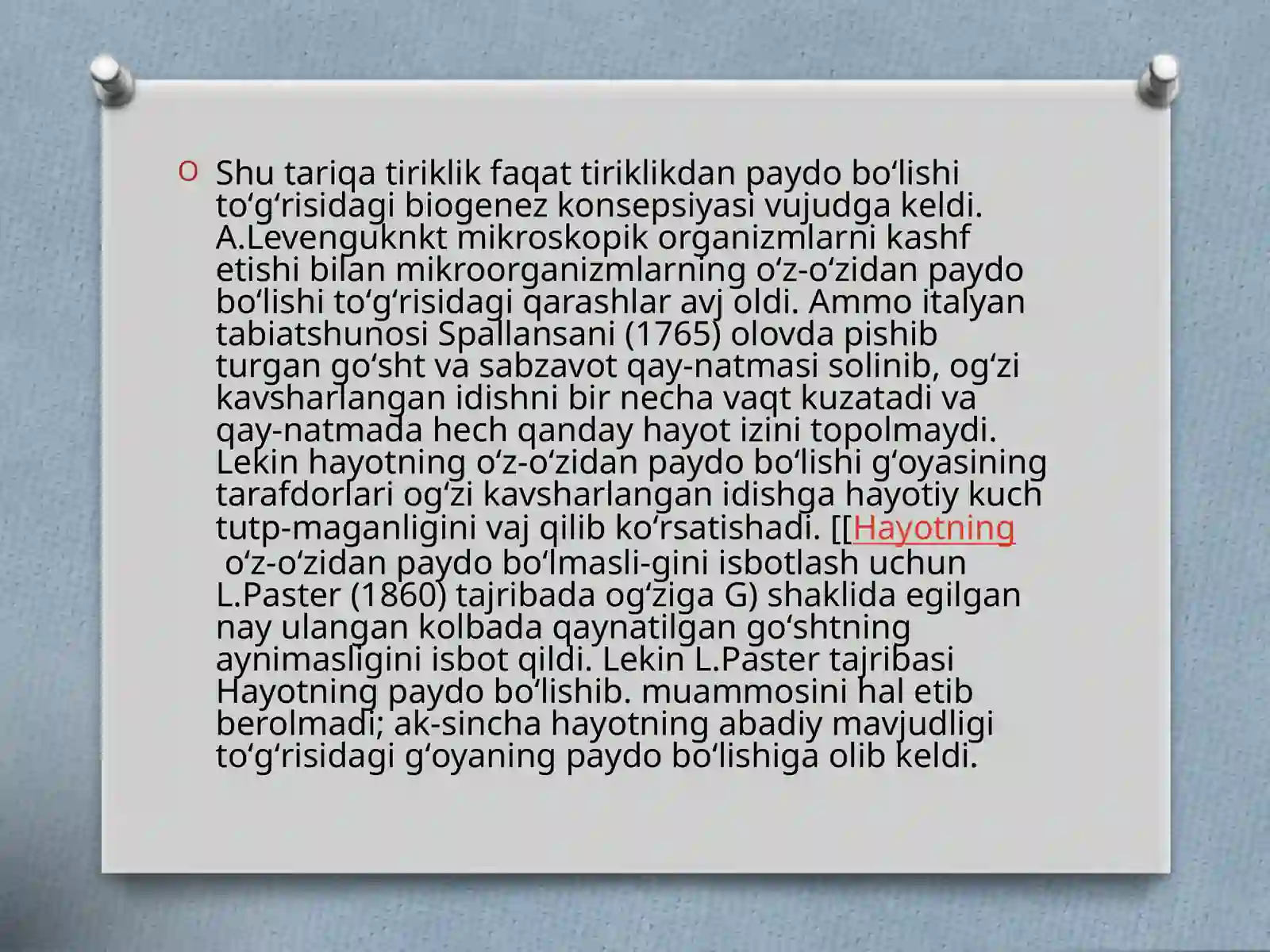 Hayotpaydobo’lishihaqidagizamonaviytasavvurlar 4
