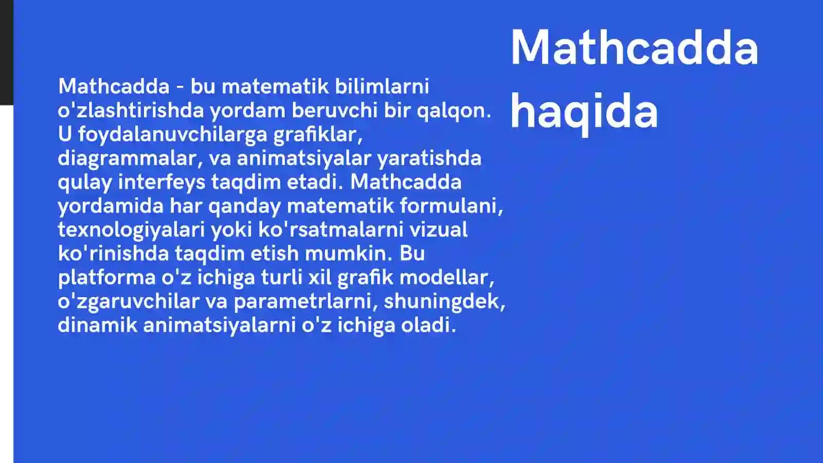 Mathcadda Insequence parametrlar bilan animatsiya yaratish 4