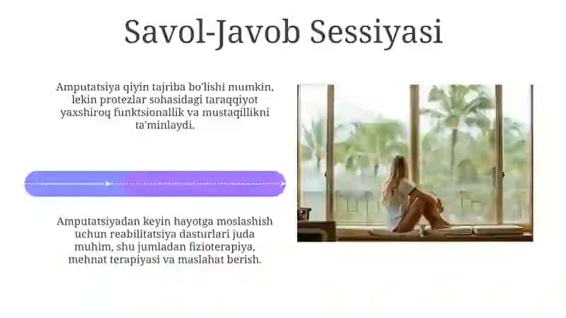 Amputatsiya, protezlash va nogironlar reabilitatsiyasi 4
