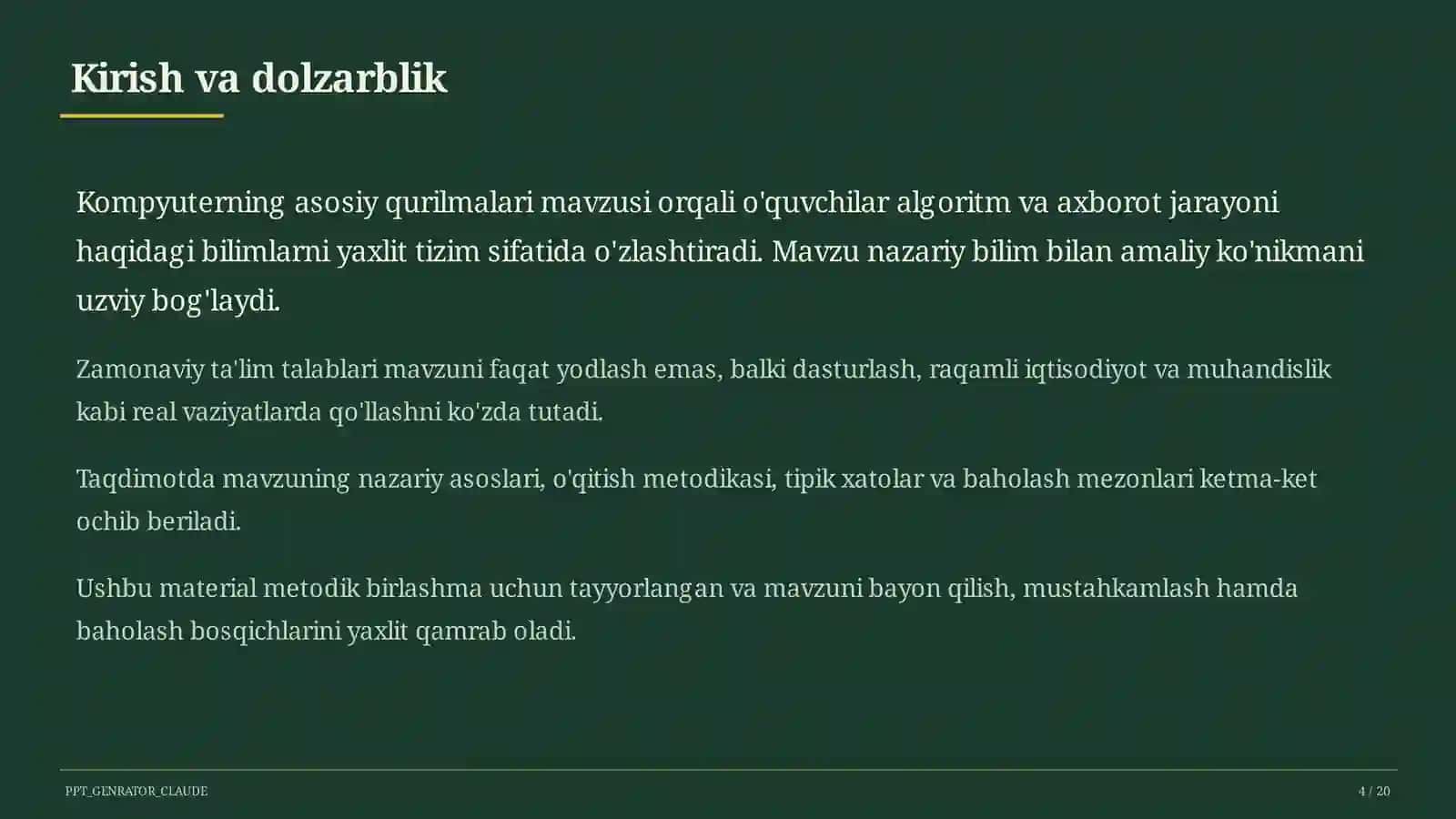 Kompyuterning asosiy qurilmalari (5-sinf) 4
