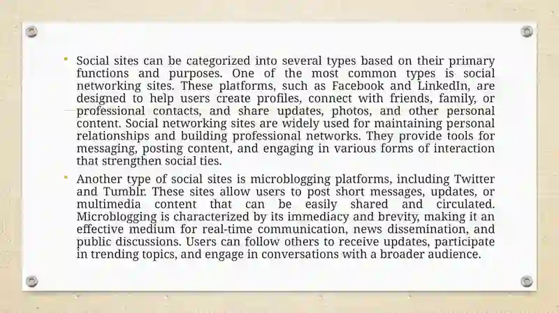 Social sites 4