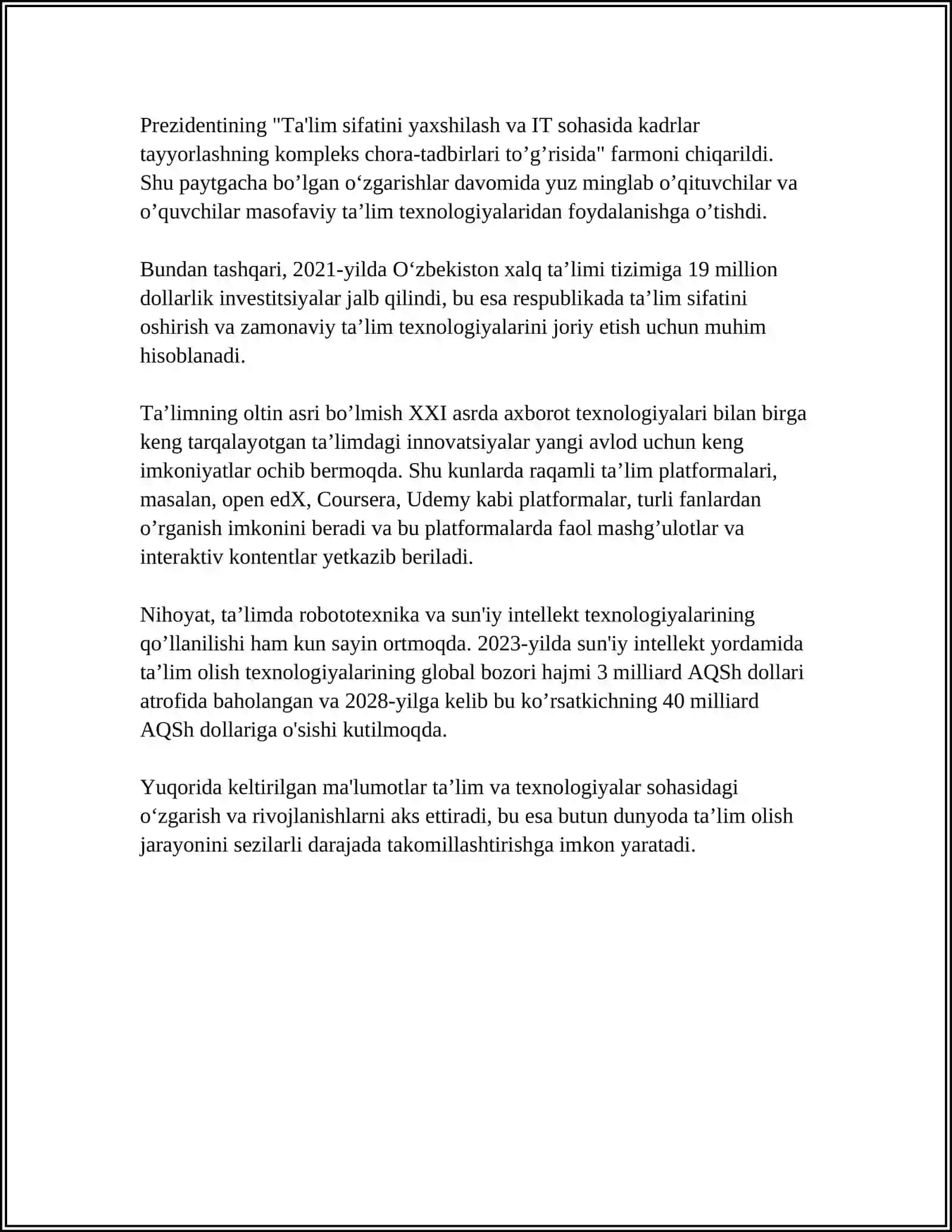 ORIENTAL UNIVERSITET PEDAGOGIKA VA PSIXALOGIYA FAKULTETI 4