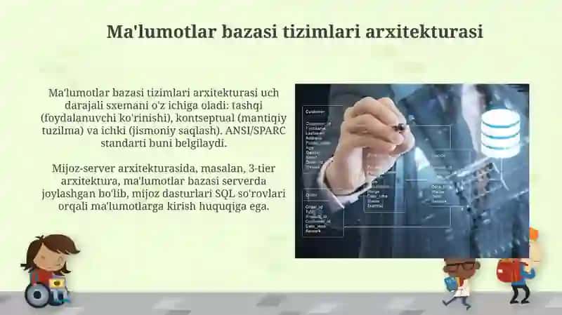 Ma'lumotlar bazasi fani tushunchasi 4