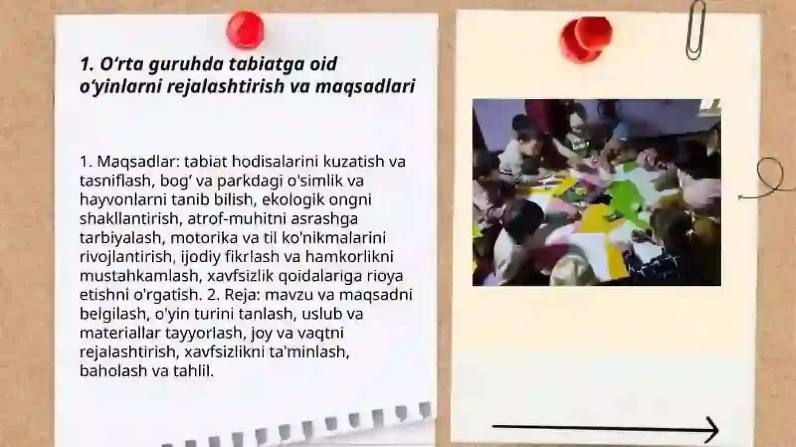 Oʻrtaguruhdatabiatgaoidoʻyinlarni tashkiletish 4