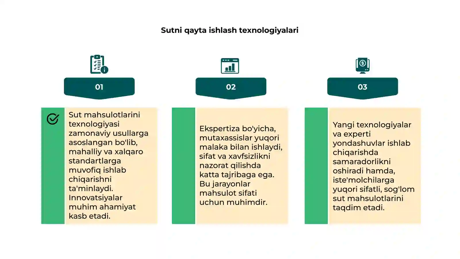 Sut mahsulotlarini texnologiyasi va ekspertizasi 4