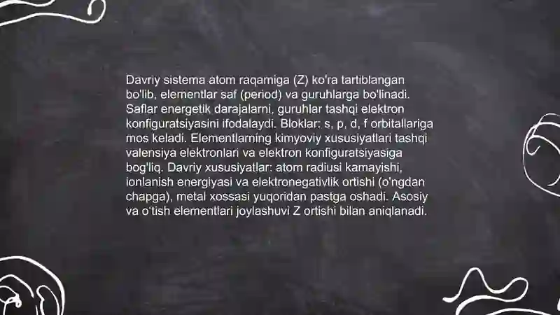 Davriy qonun va davriy sistema 4