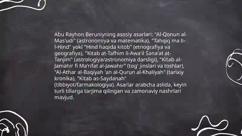 Abu Rayhon Beruniy 4