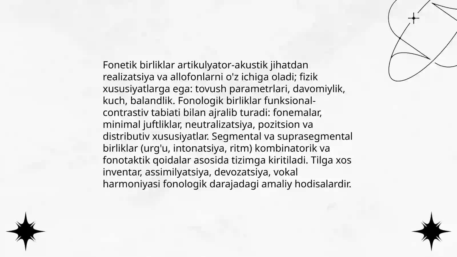 Til birliklarining oʻziga xos tabiati.Tillarni tasniflash asoslari 4
