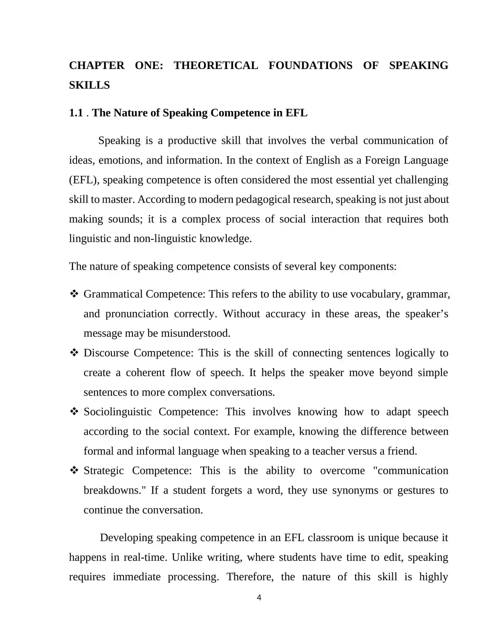 Developing Speaking Through Integrated Skills 4