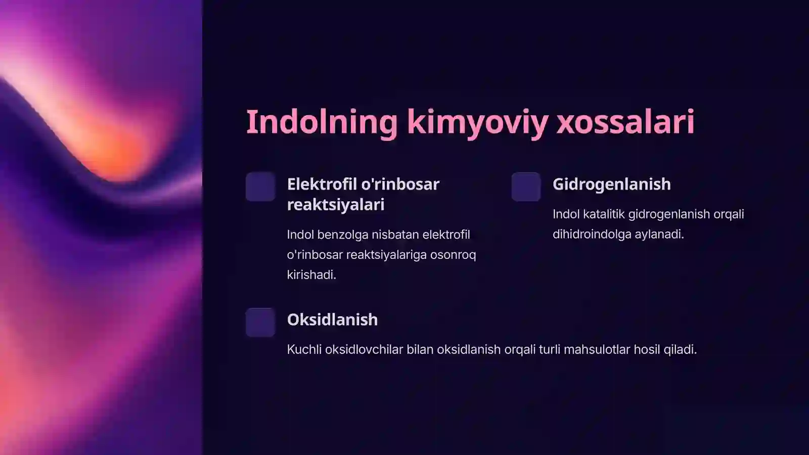 Indol va uning hosilalari 4