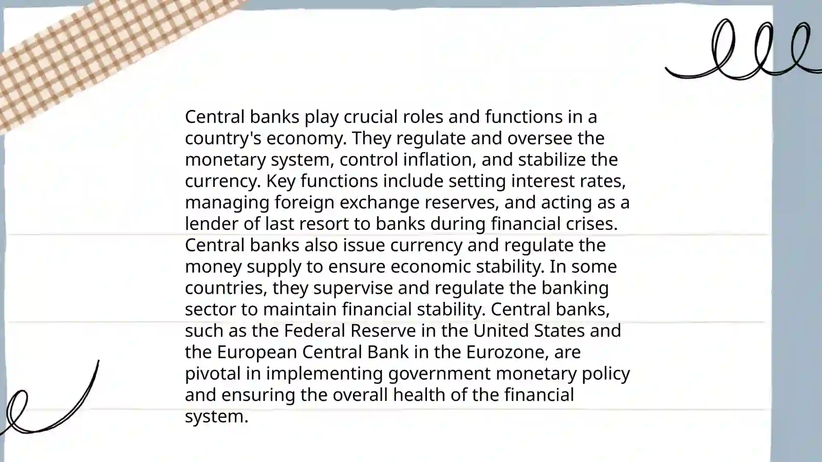 Central banks 4