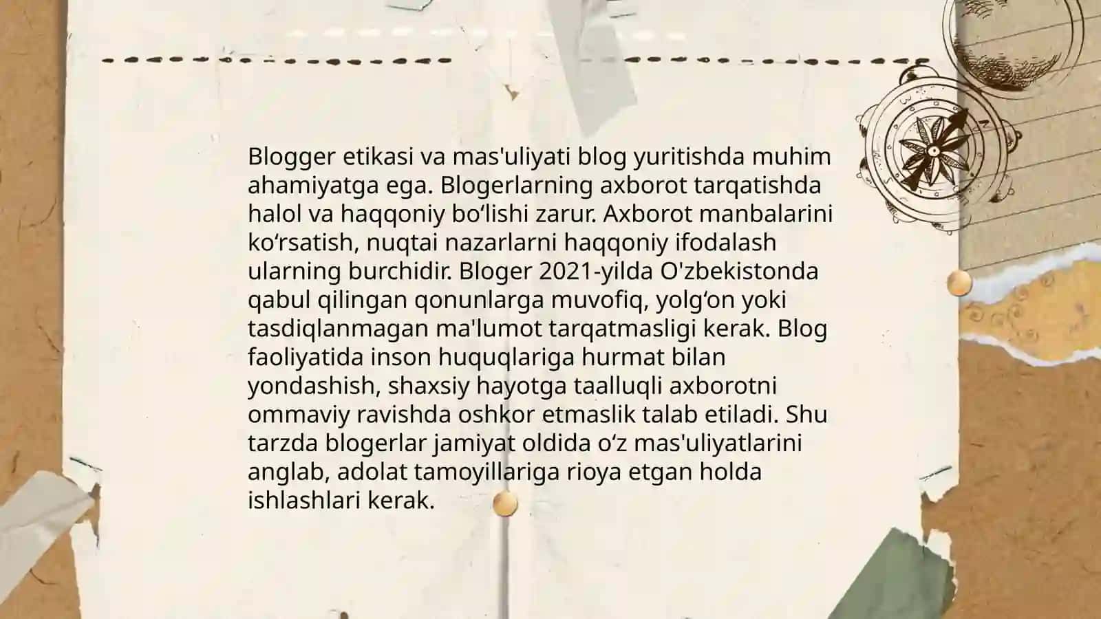 Bloggerlik etikasi 4