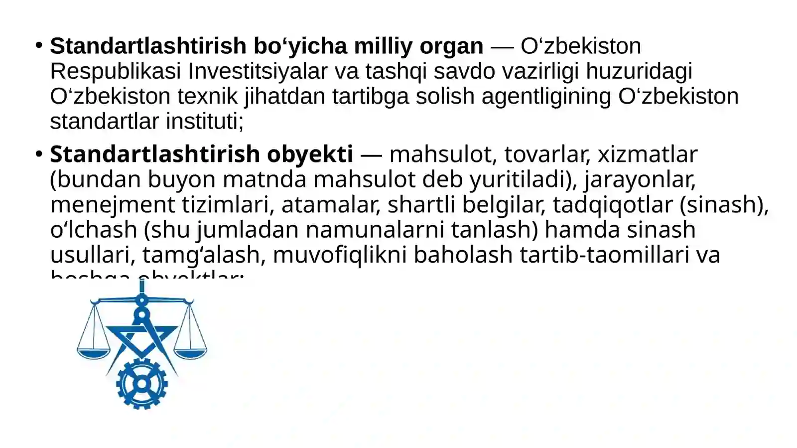 STANDART VA UNING TURLARI 4