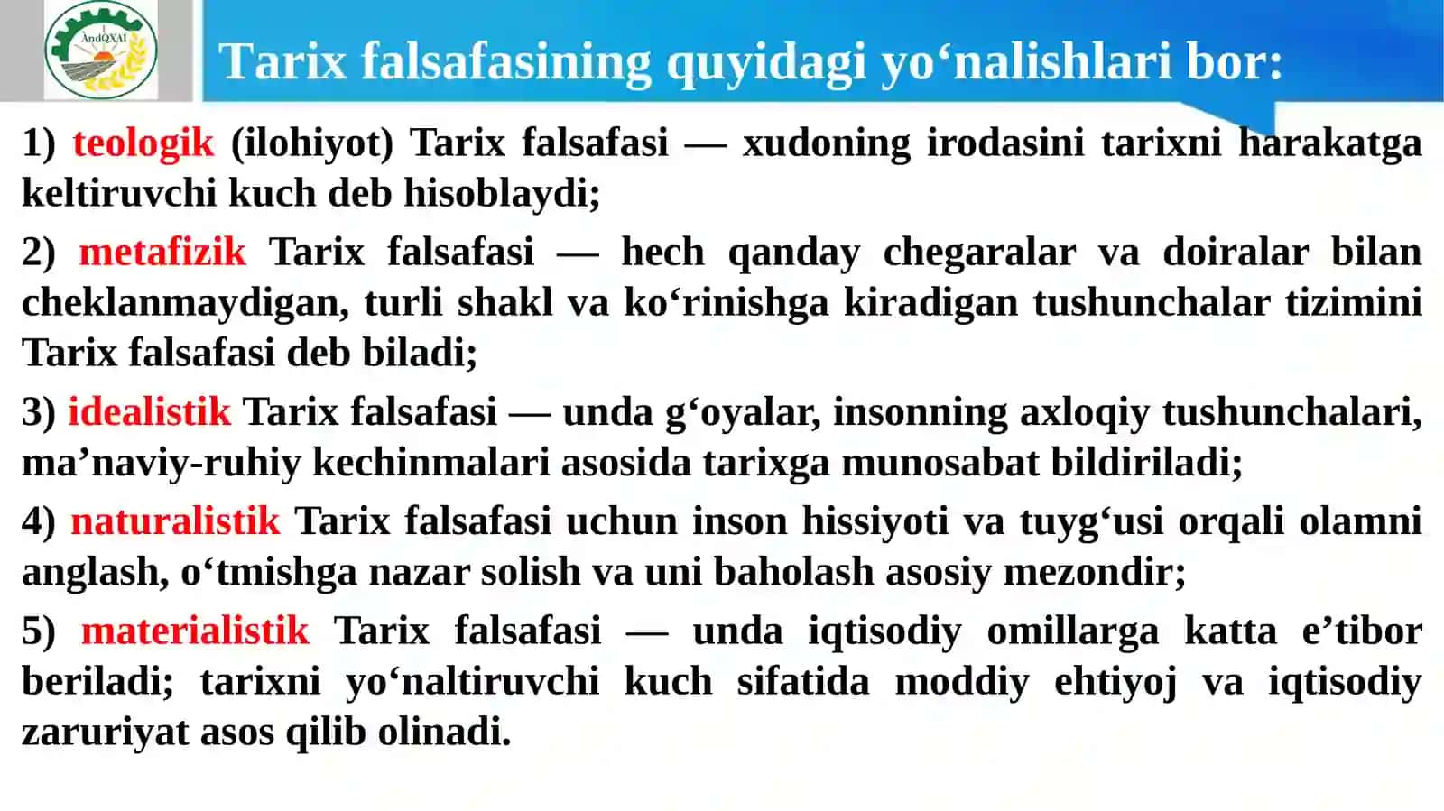 TARIXFALSAFASI, SIVILIZATSIYA VA MADANIYAT 4