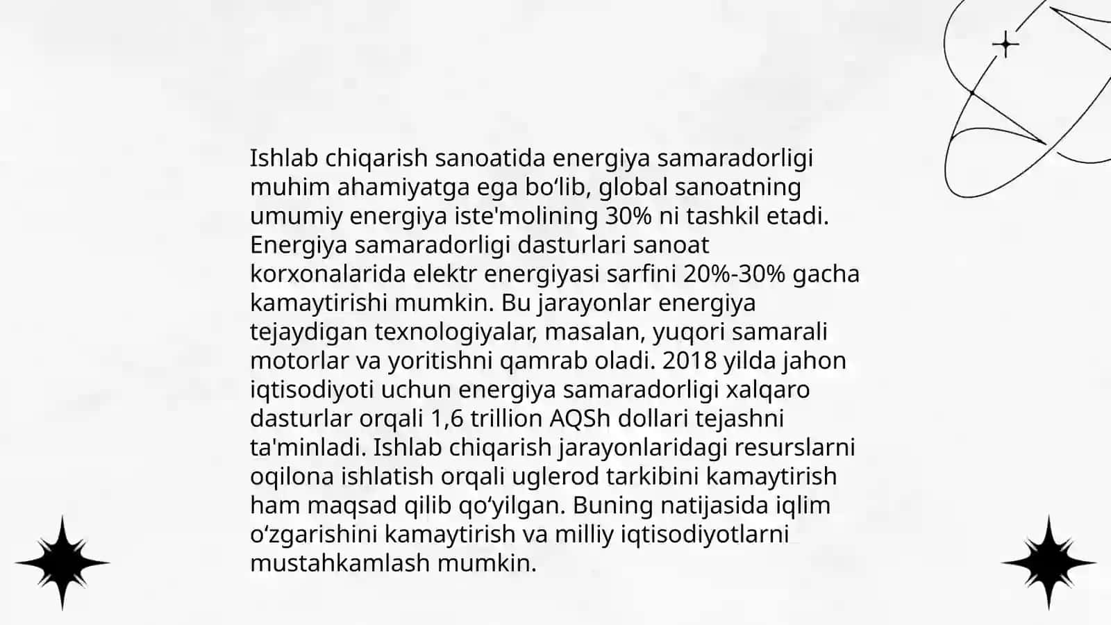 Jahon ishlab chiqarish sanoati va ekalogiya 4