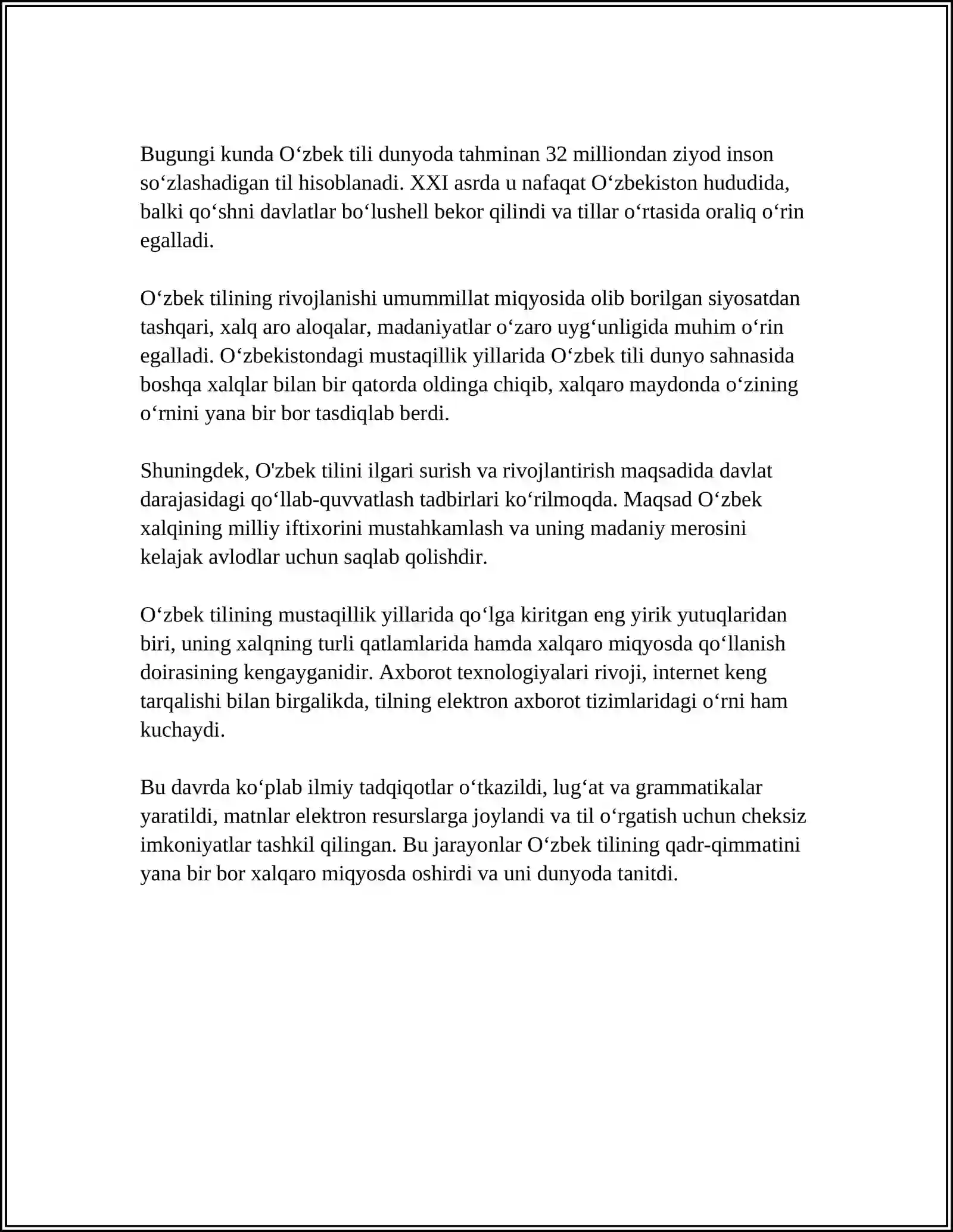 MILLIY TIL VA ADABIY TIL 4