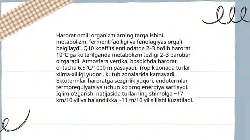 Biologik resurslarga taʼsir etuvchi abiotik va biotik omillar 4