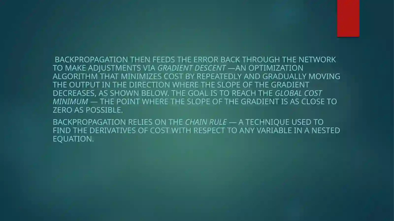 Neural network Chain Rule: Understanding the Backpropagation Algorithm in Deep Learning 4