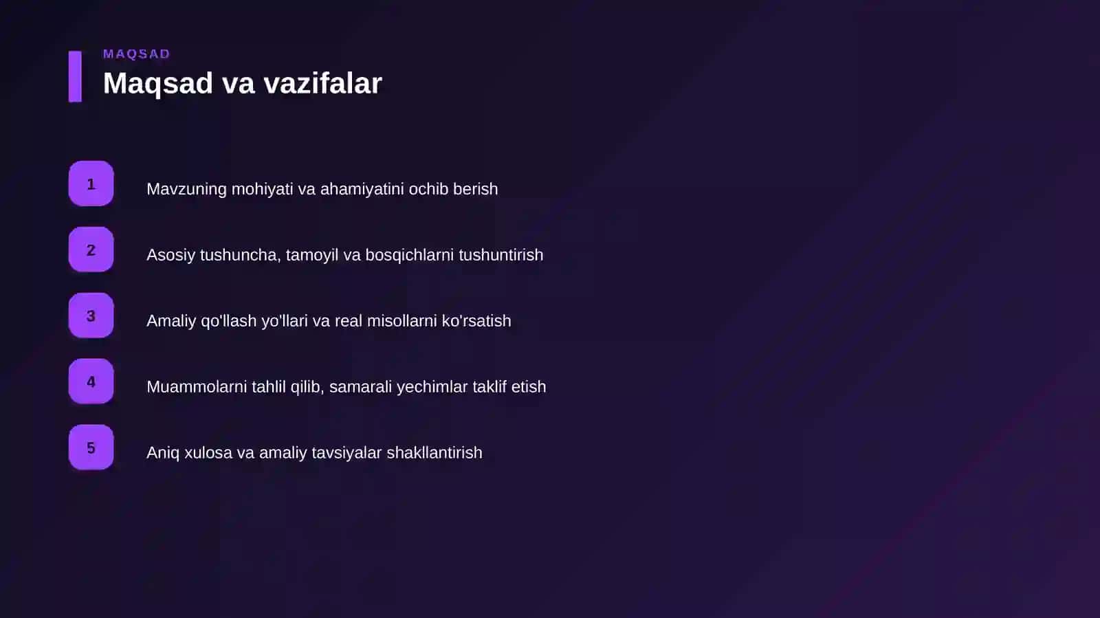 Prompt engineering — real misollar bilan — 1-qism 4
