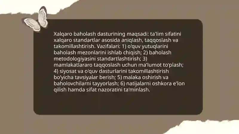 Xalqaro baholash dasturi 4