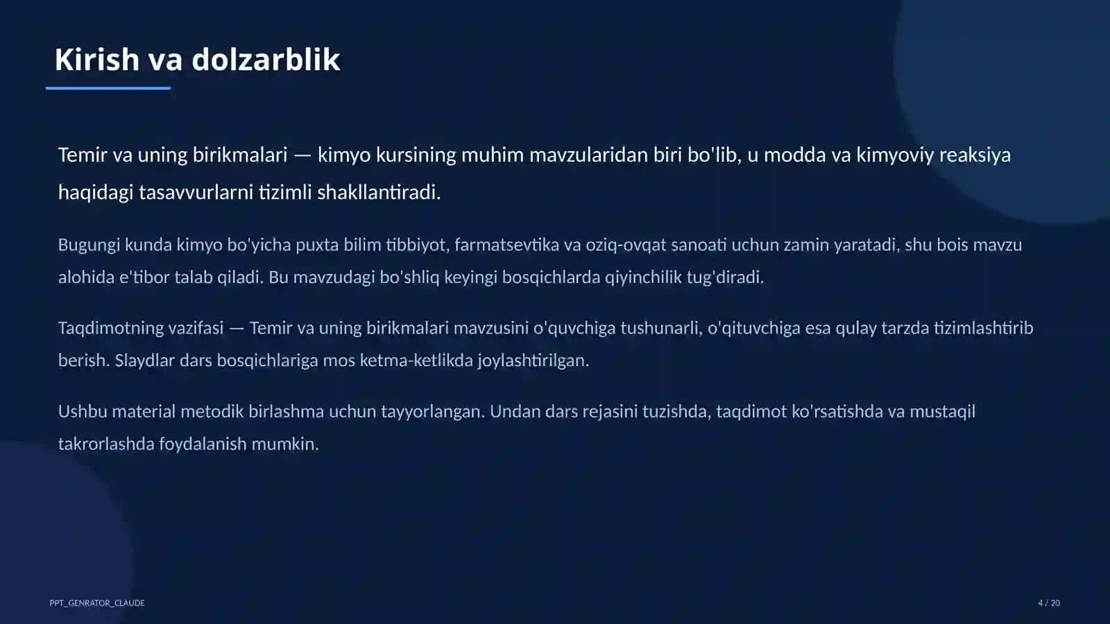 Temir va uning birikmalari (9-sinf) 4