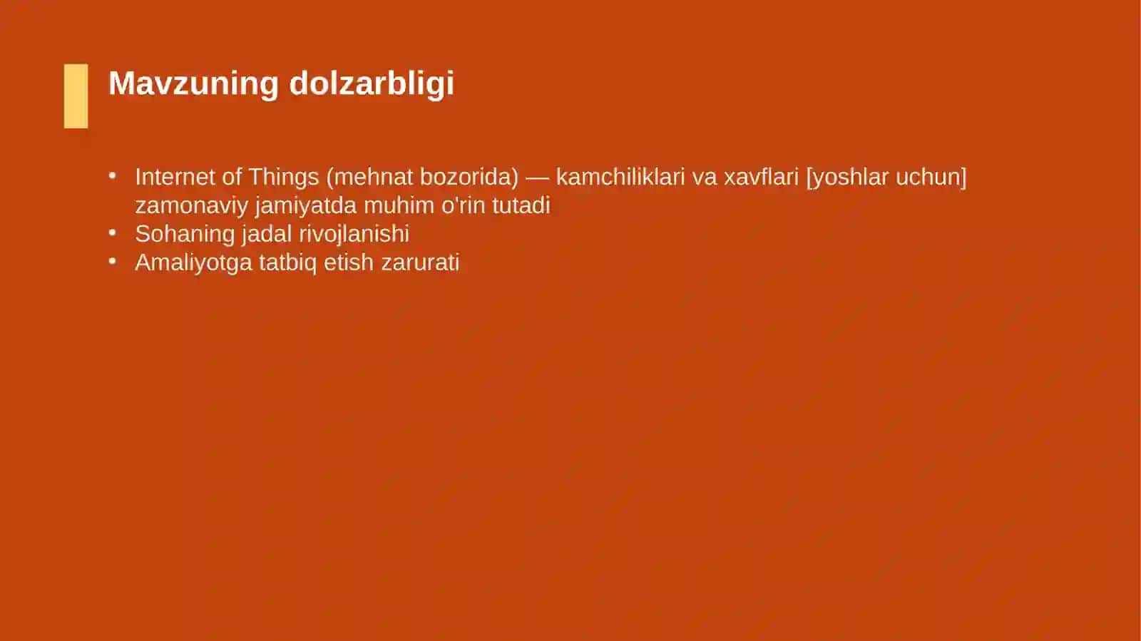 Internet of Things (mehnat bozorida) — kamchiliklari va xavflari [yoshlar uchun] 4