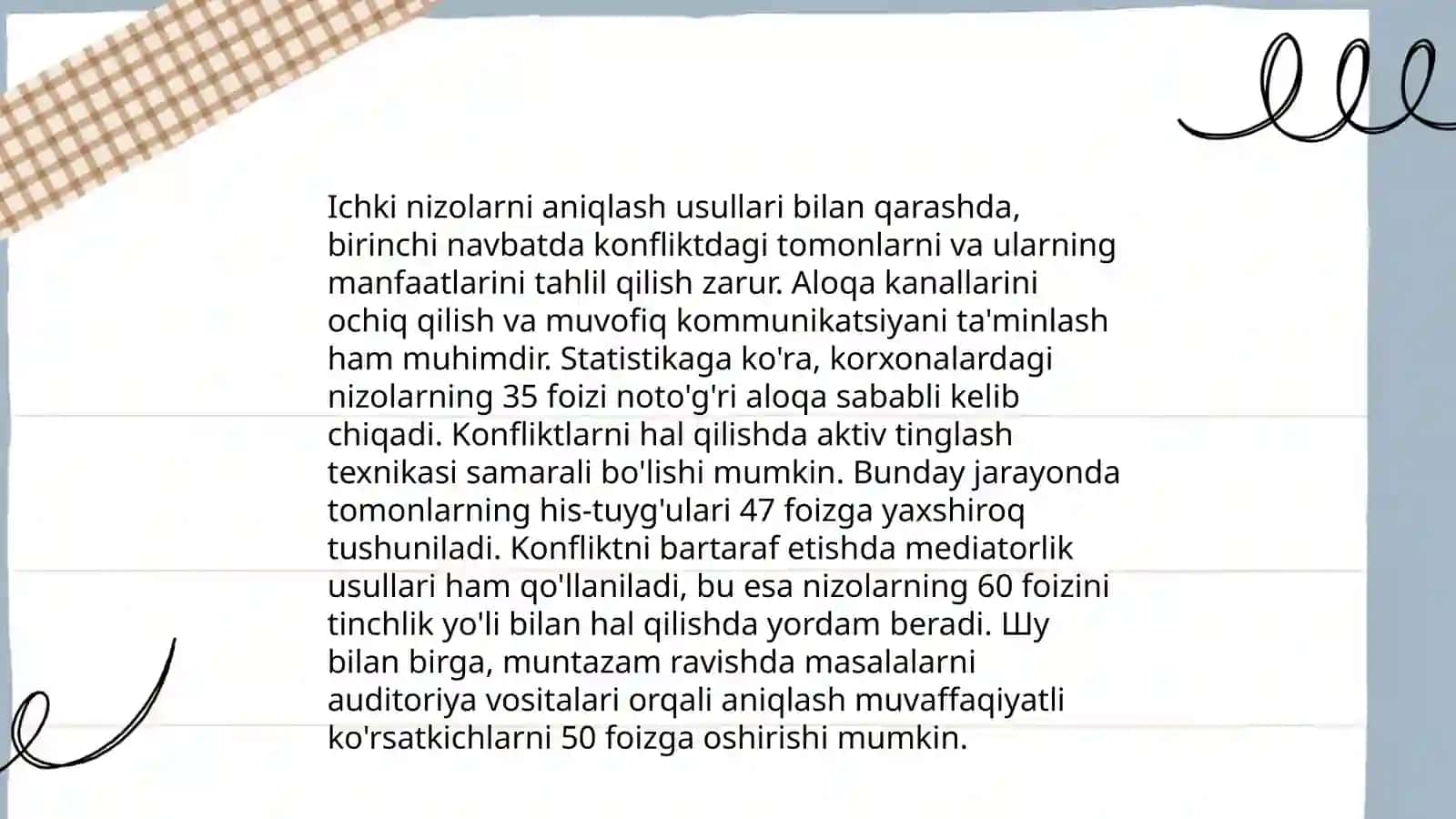 Tashkilotdagi ichki nizolar: tushunchasi, ko'rinishlari va kelib chiqish sabablari 4
