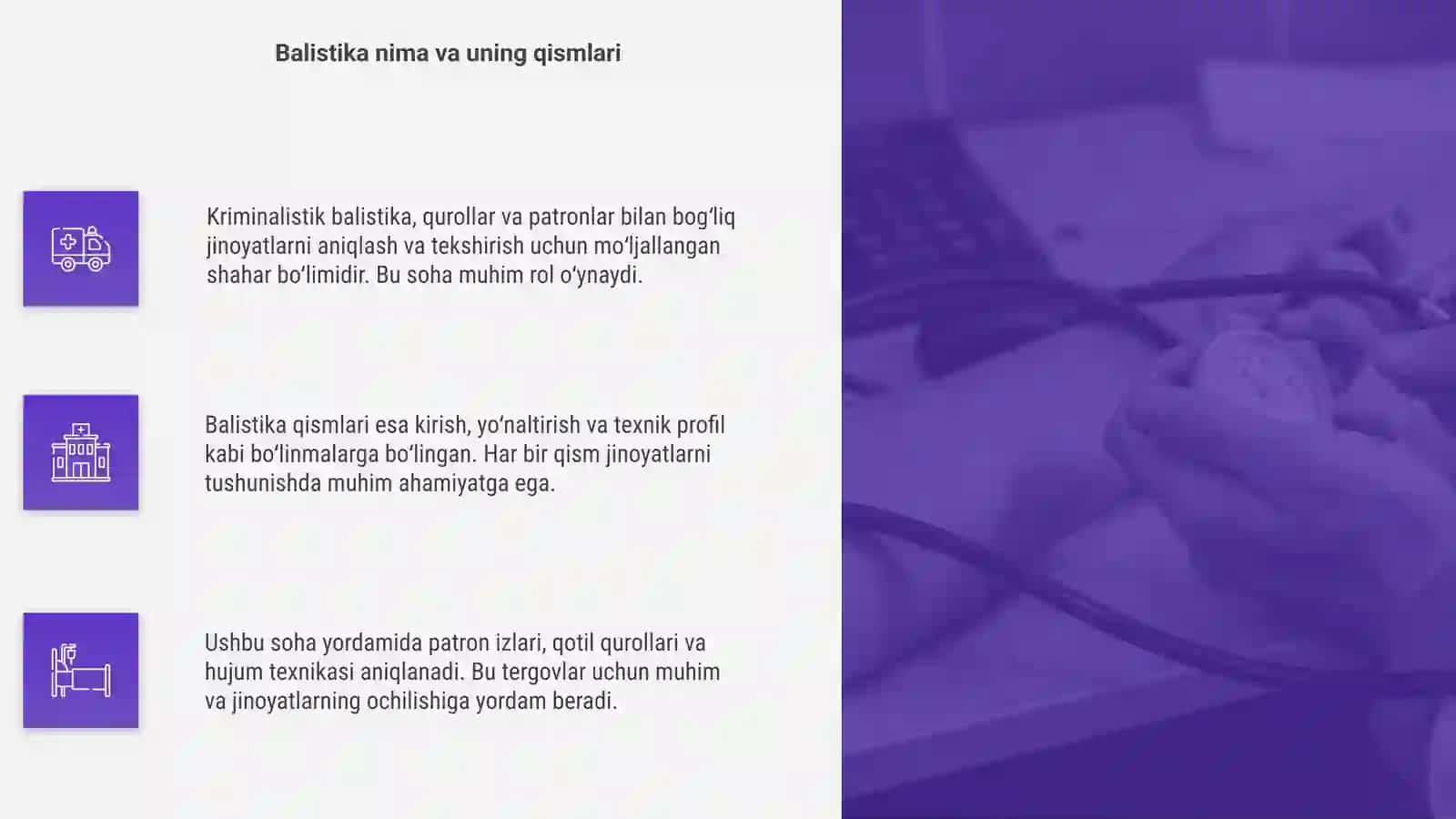 Kriminalistik balistika 4