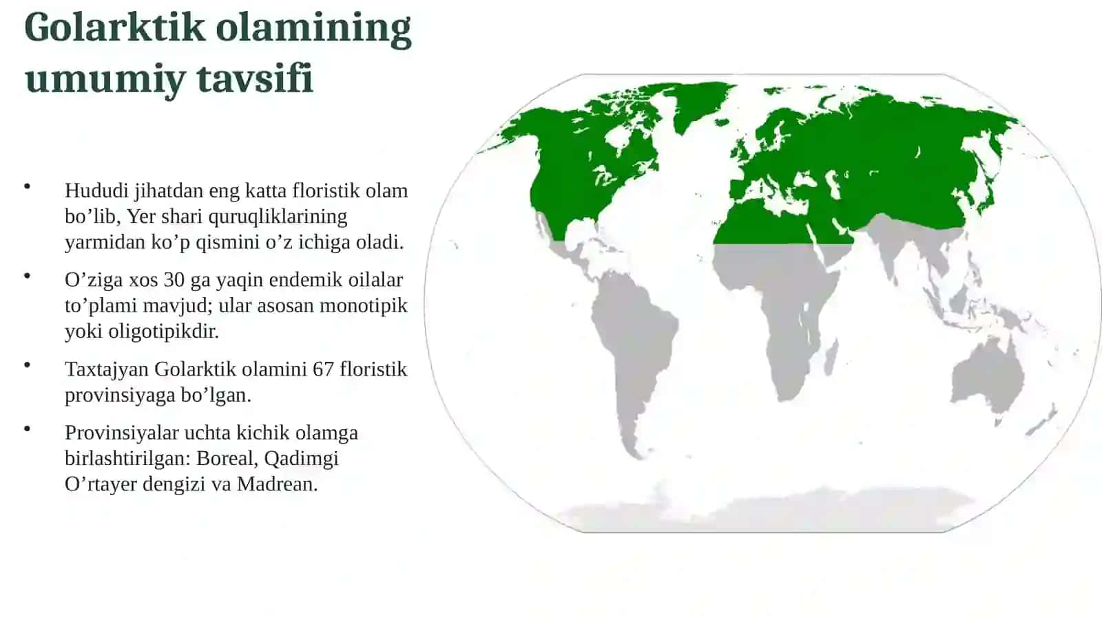 Golarktik floristik olami va uning kichik olamlari 4