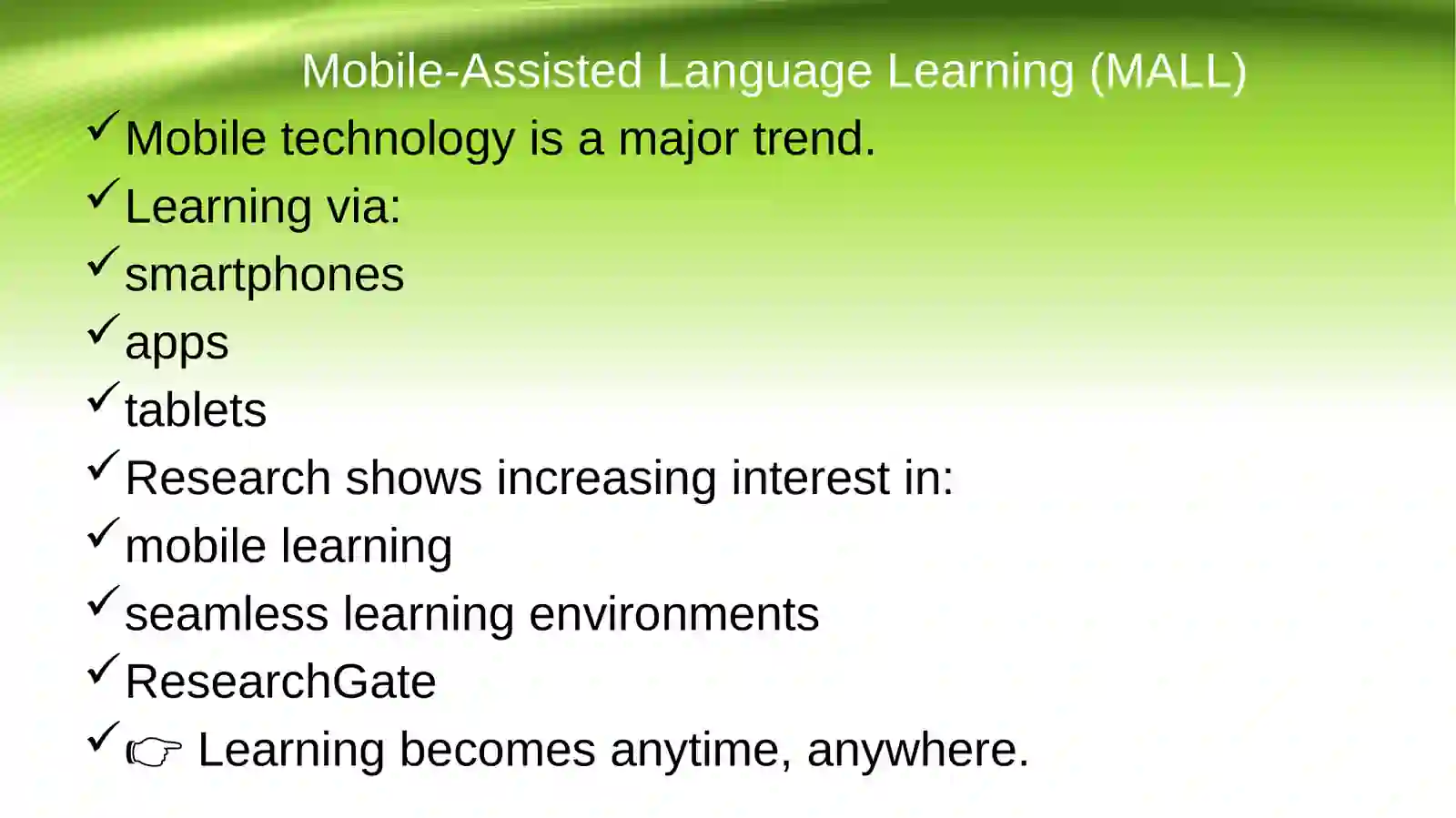 CALL Research Trends 4