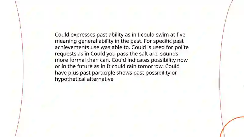 Modal verbs 4