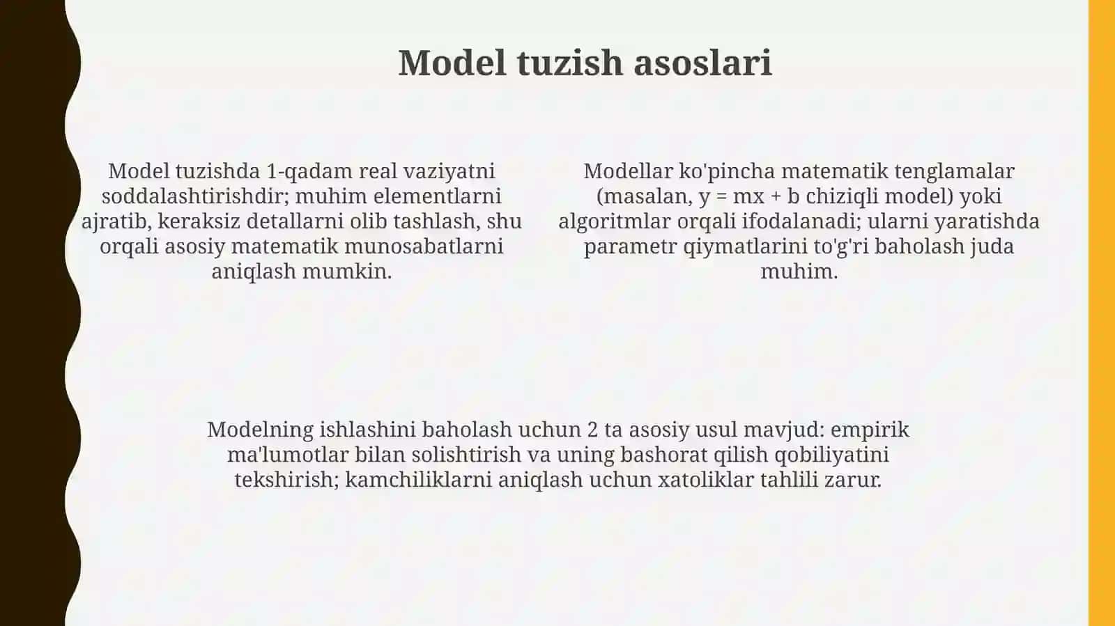 Matematika amaliyotida qilingan ishlar 4