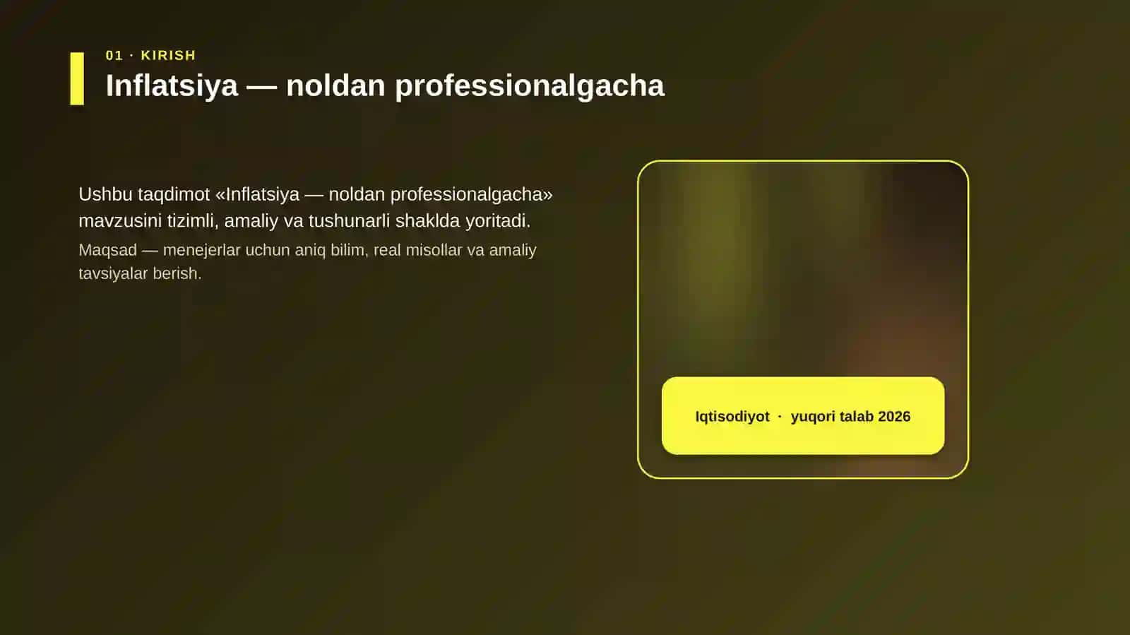 Inflatsiya — noldan professionalgacha 4