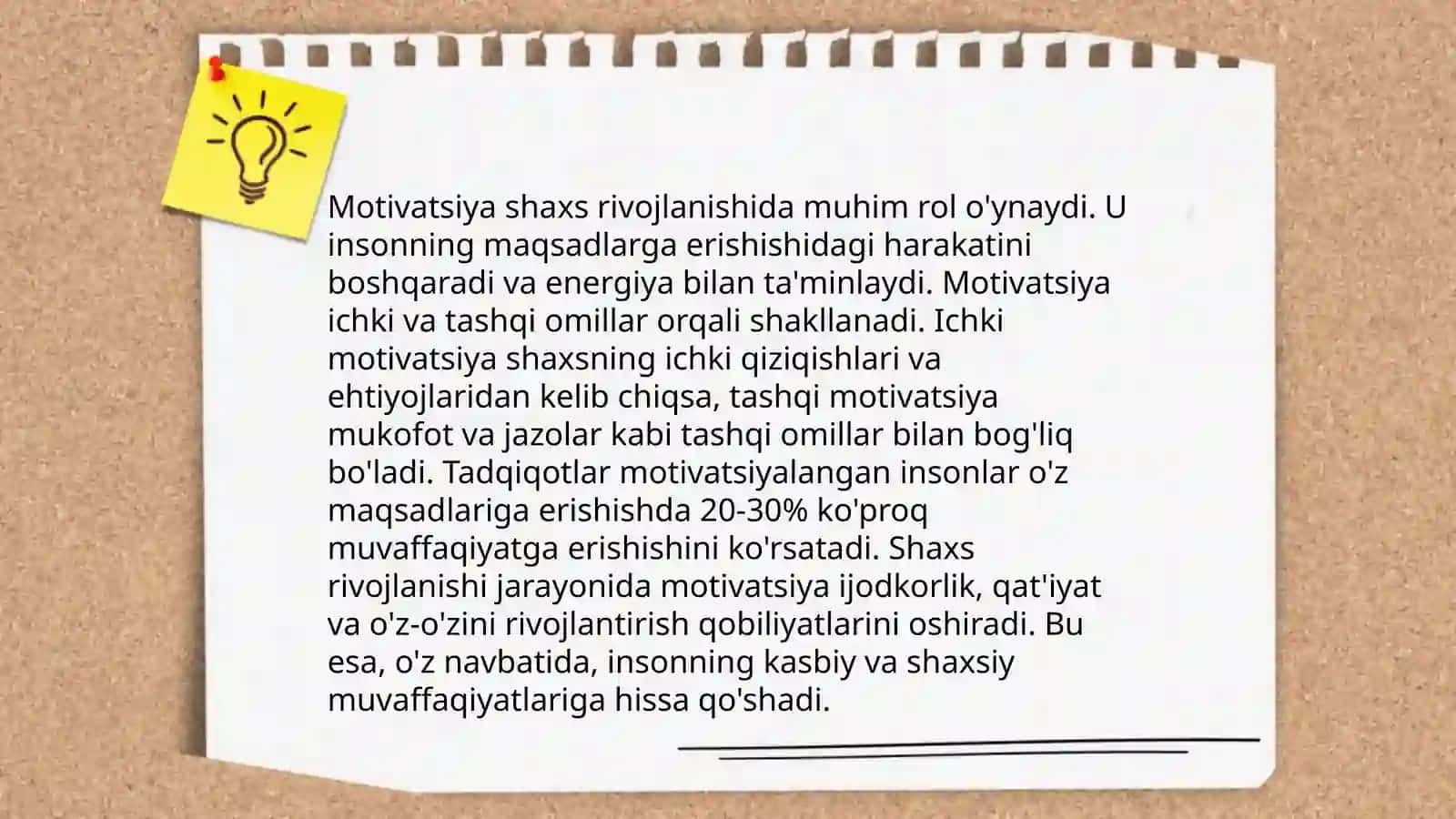 Xorij pisixalogiyasida motiv va motivatsiya muammosi 4