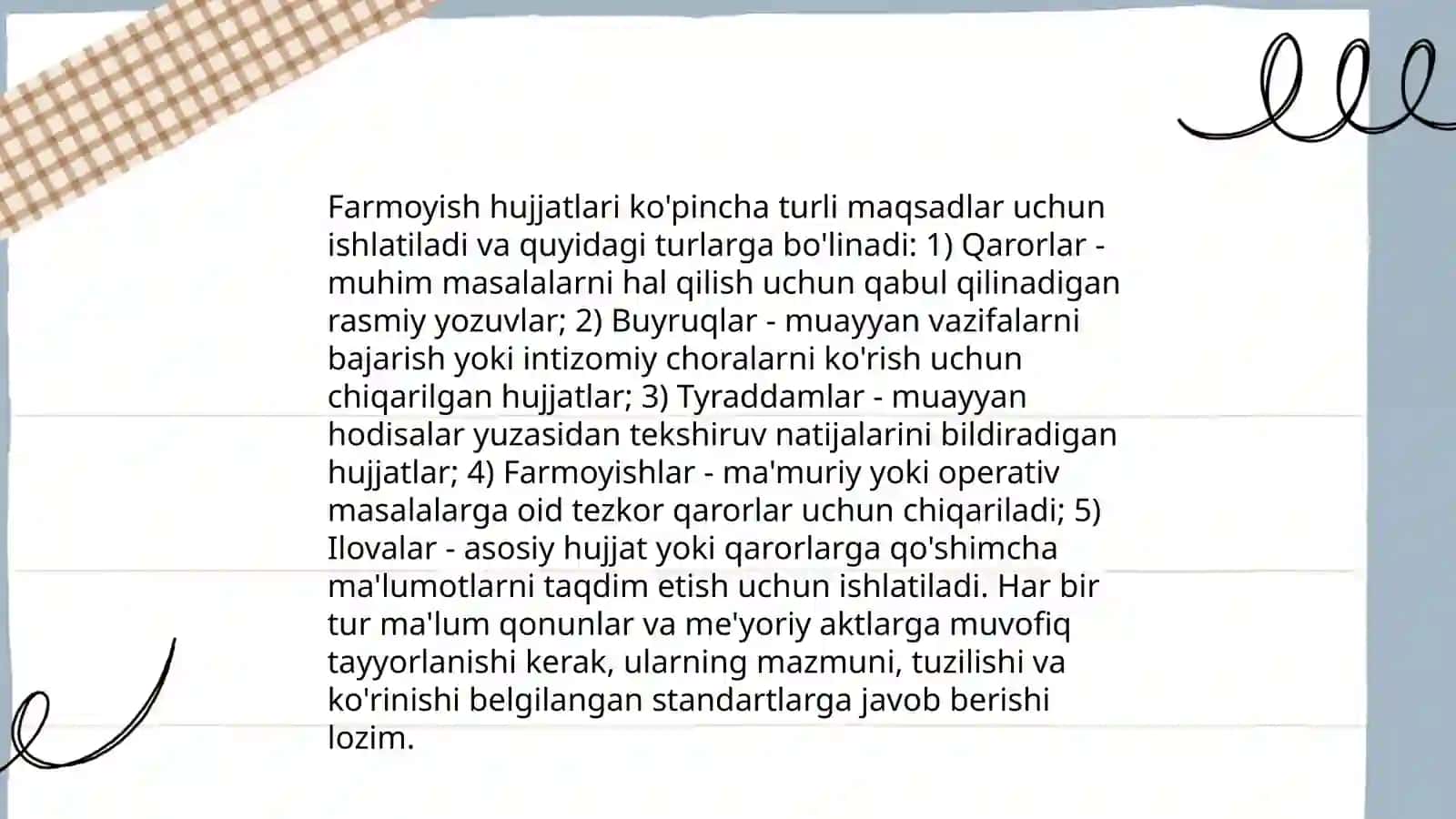 Farmoyish hujjatlari 4