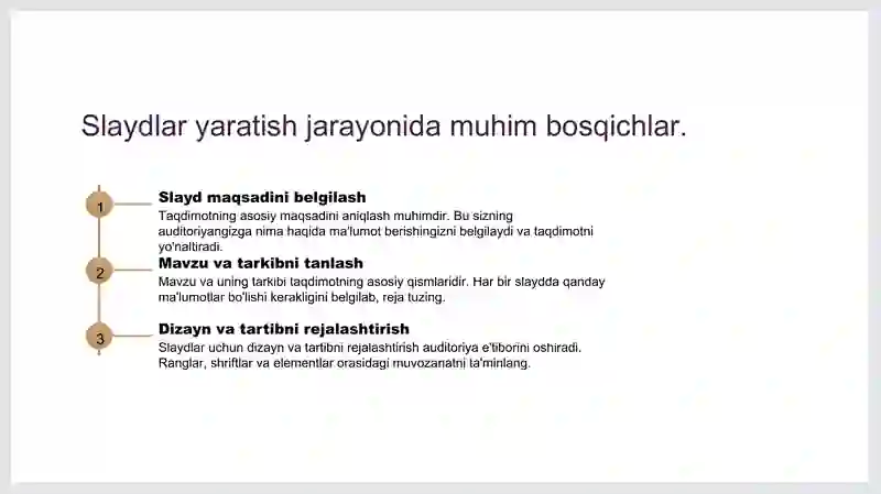 MS PowerPoint dasturi bilan ishlash 4