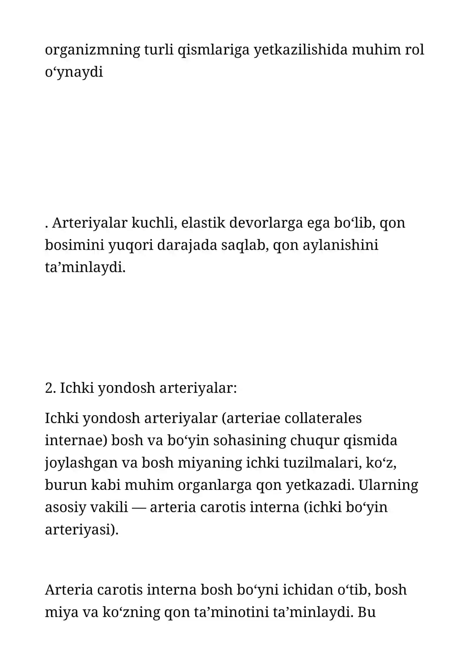 Ichki va tashqi yondosh arteryalari 4