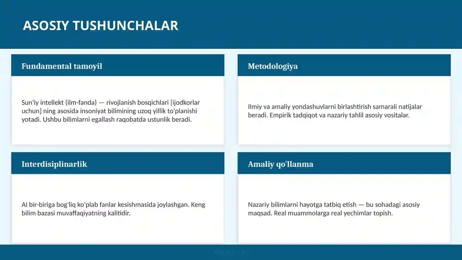 SUN'IY INTELLEKT (ILM-FANDA) — RIVOJLANISH BOSQICHLARI [IJODKORLAR UCHUN] 4