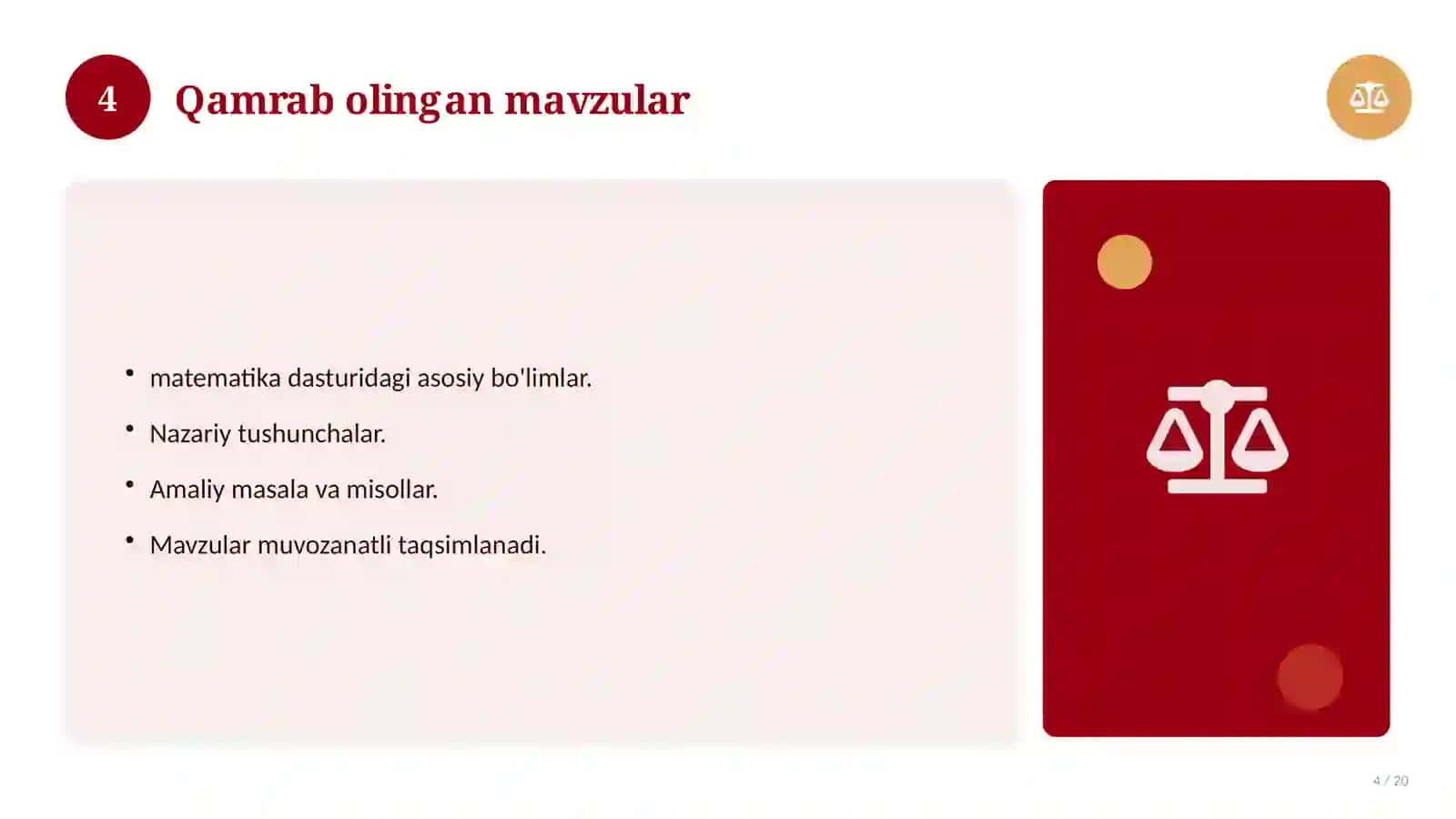 Ona tili fanidan 11-sinf: mavzulashtirilgan nazorat ishi va tahlil 4