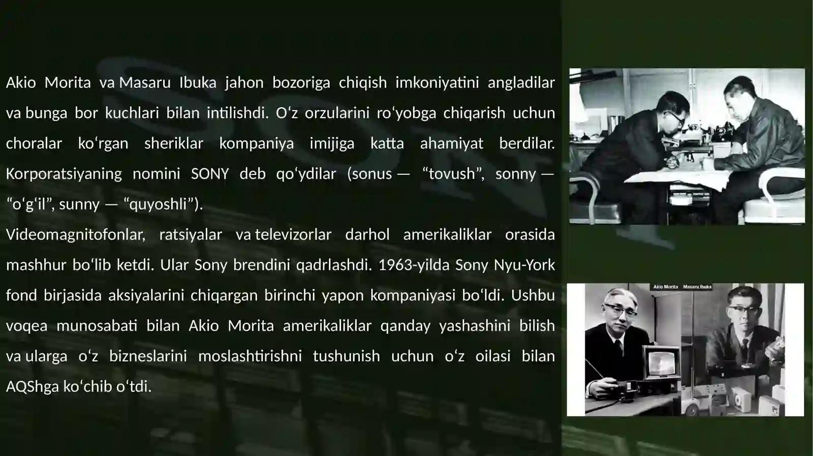 SONY KOMPANIYASI 4