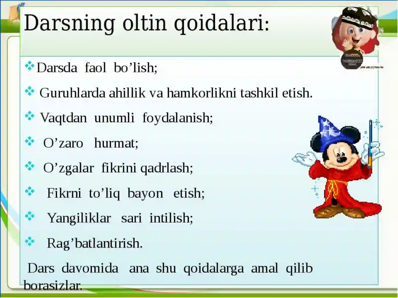 MATEMATIKA fanidan bir soatlik dars 4