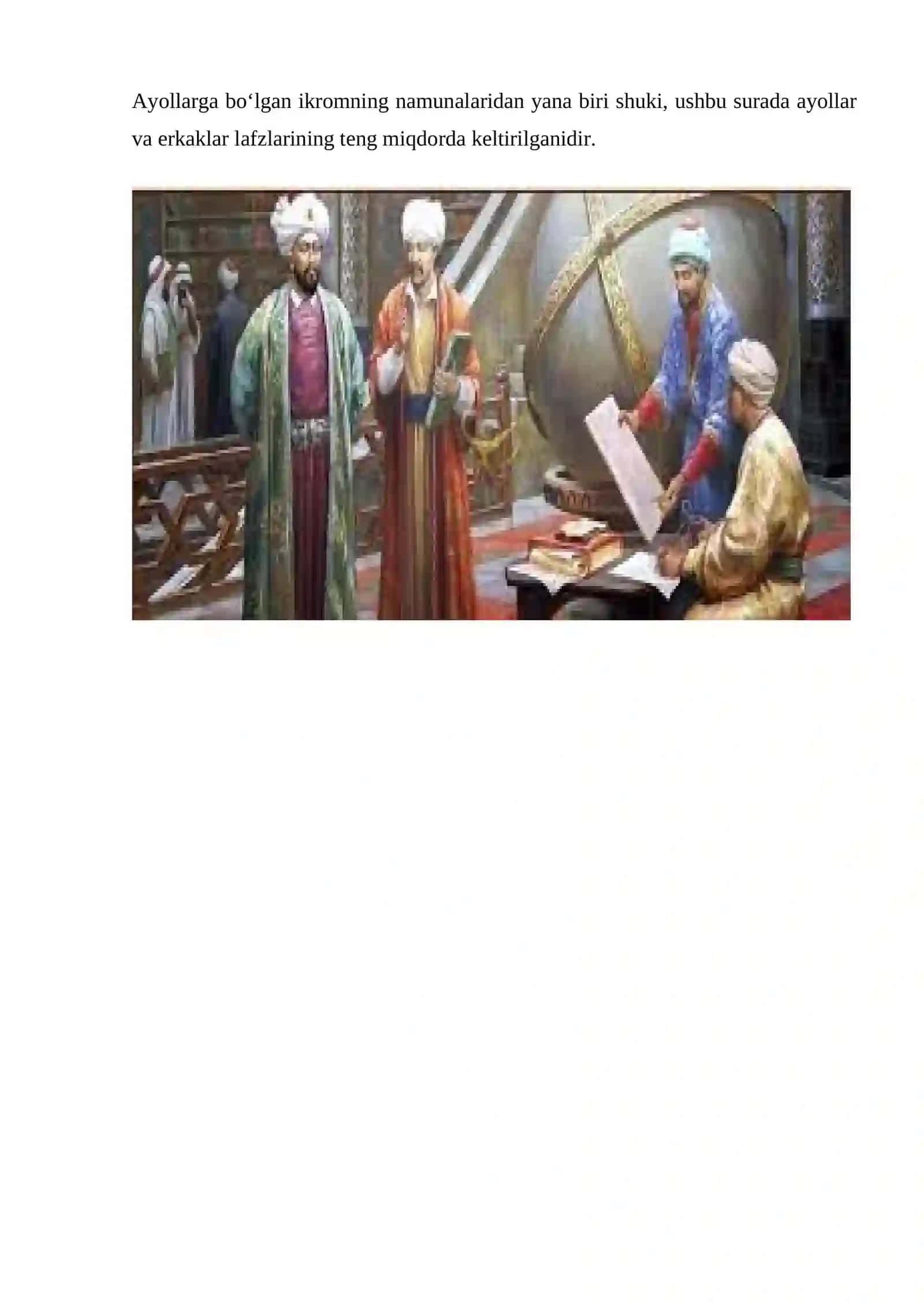 Qur’oni Karim va hadislarda oila tarbiyasining manbalari sifatida, Oʻrta asrlarda oila pedagogikasiga oid fikrlar 4