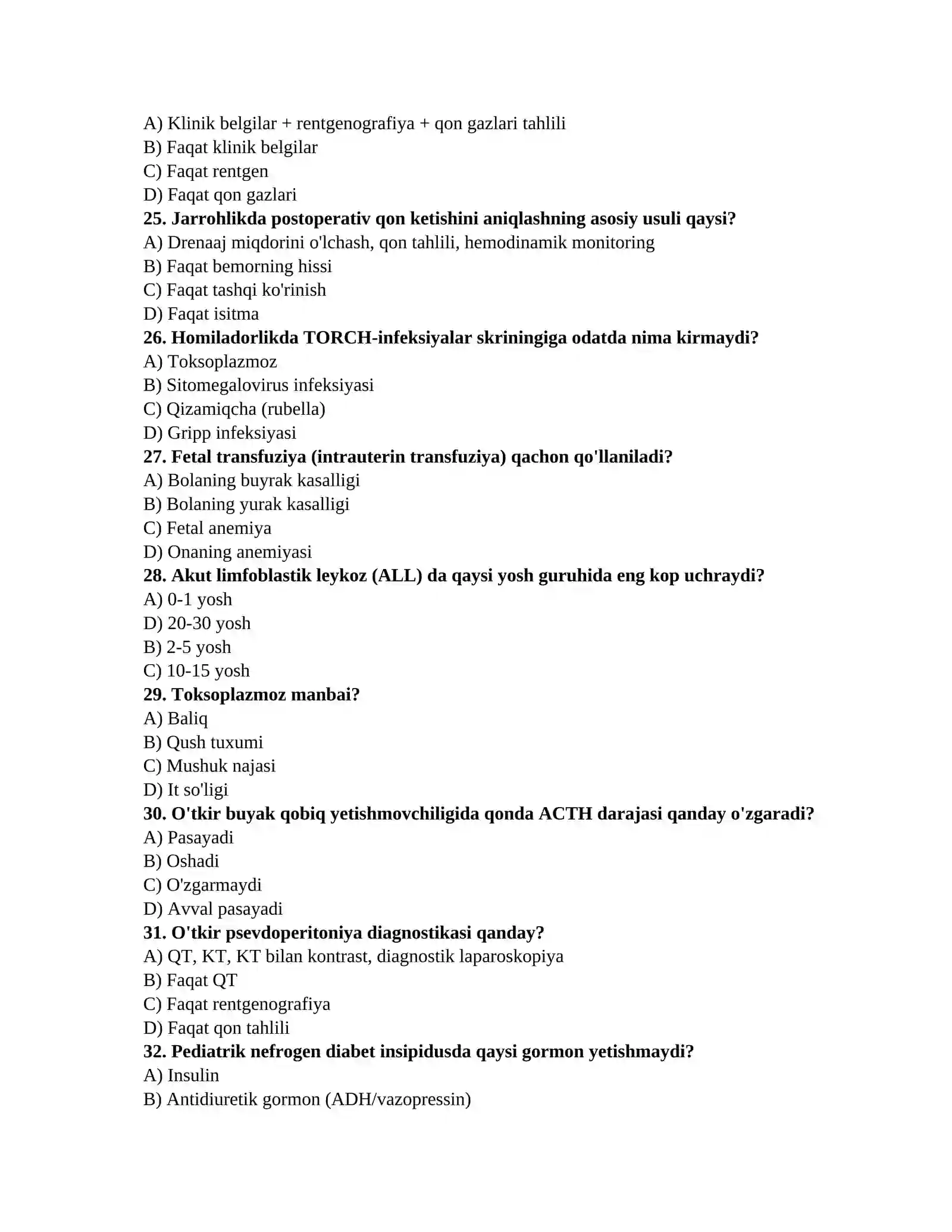 Kardiologiya savollari 4