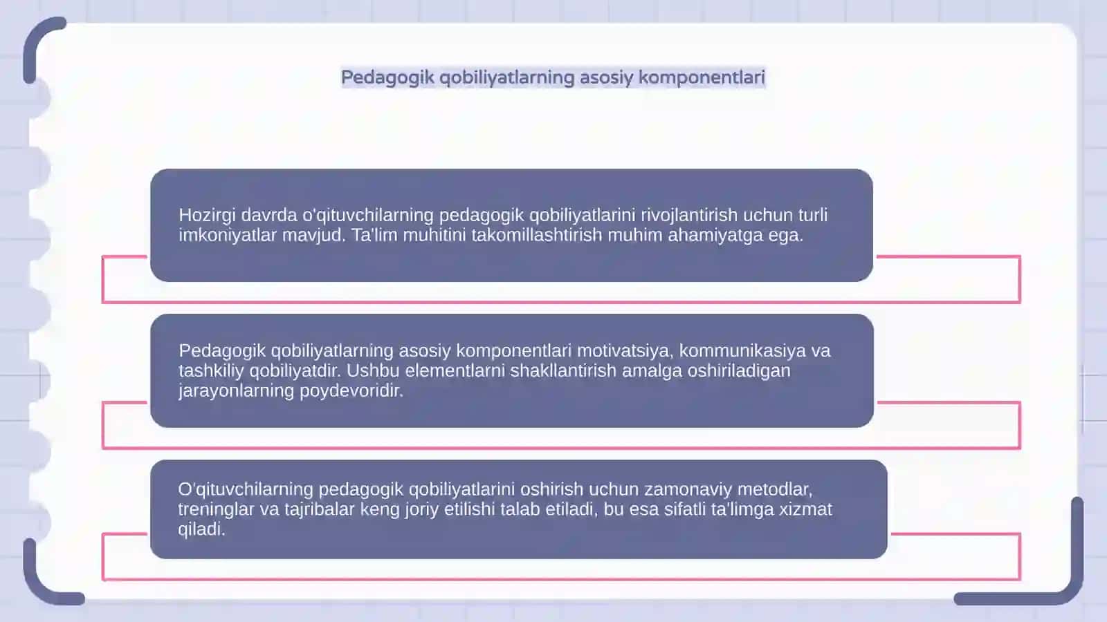 Hozirgi kunda òqituvchilar pedagogik qobiliyatini shakllantirish imkoniyatlari 4
